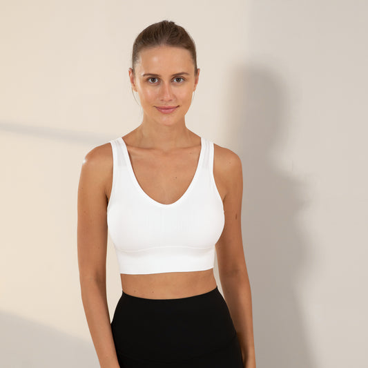 Standard Sports Bra White